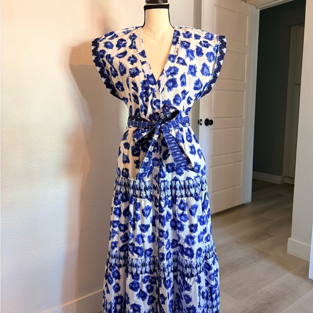 Abercrombie Blue Floral Women's Dress